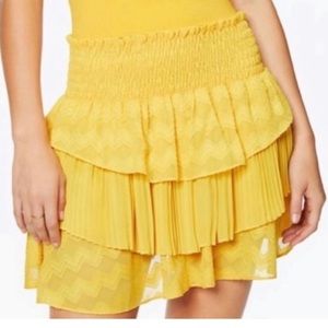 Yellow Ramy Brook Skirt